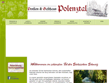 Tablet Screenshot of polenztal.de